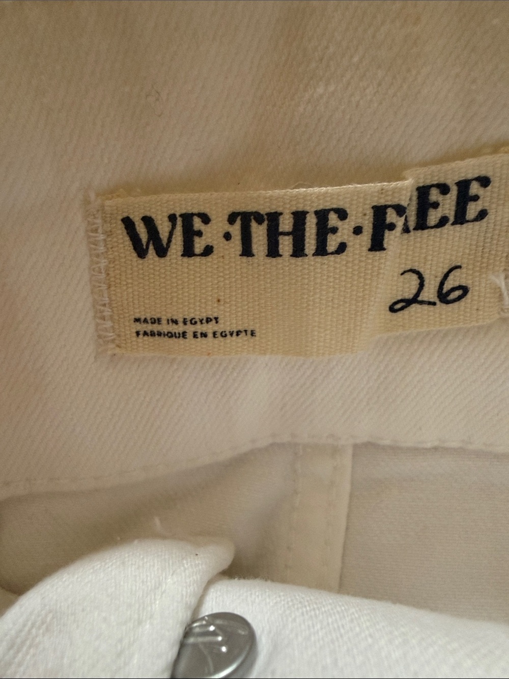 We The Free Jayde White High-Rise Flare Jeans - Picture 8 of 8